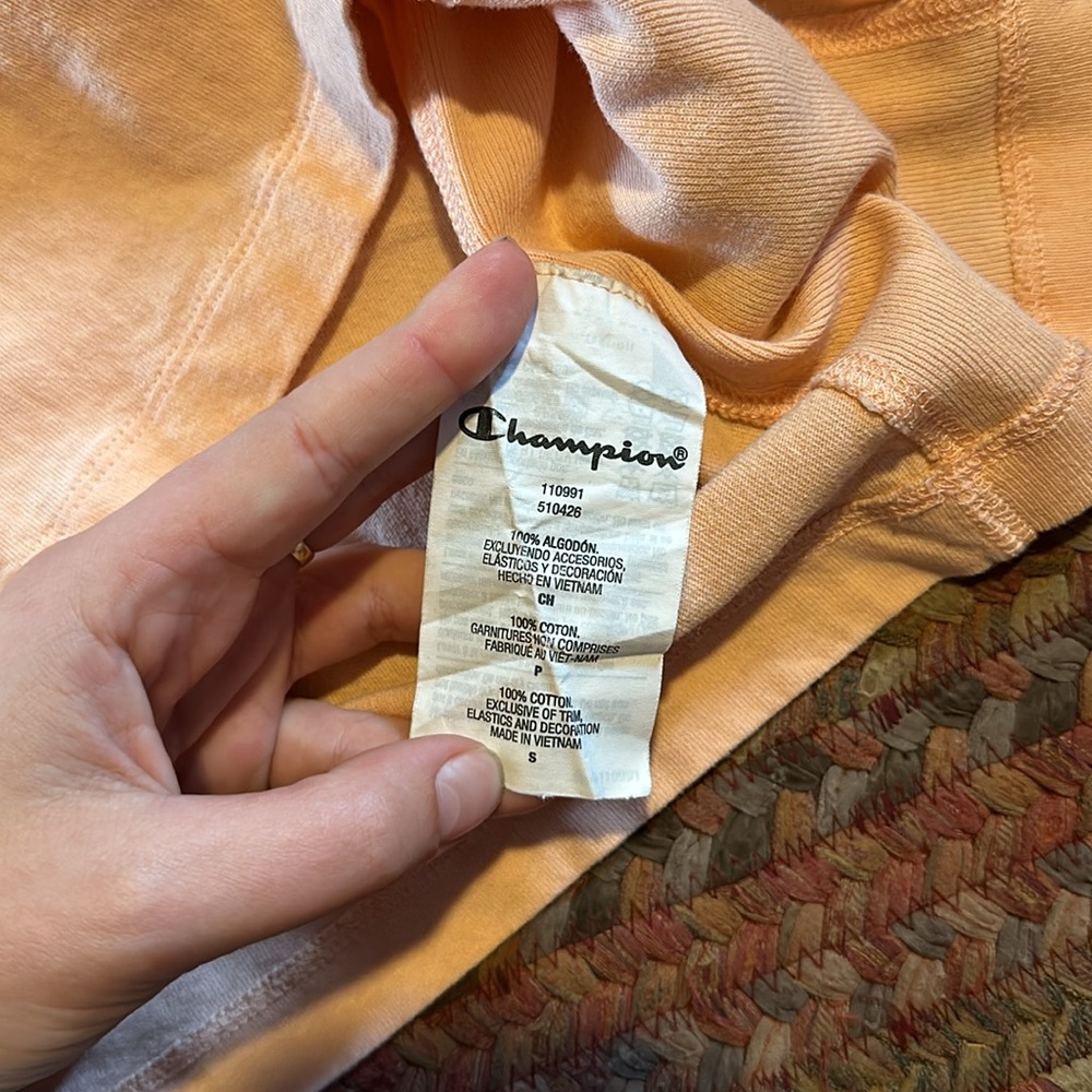 Champion Light Orange Basic Boxy Tee - image 3